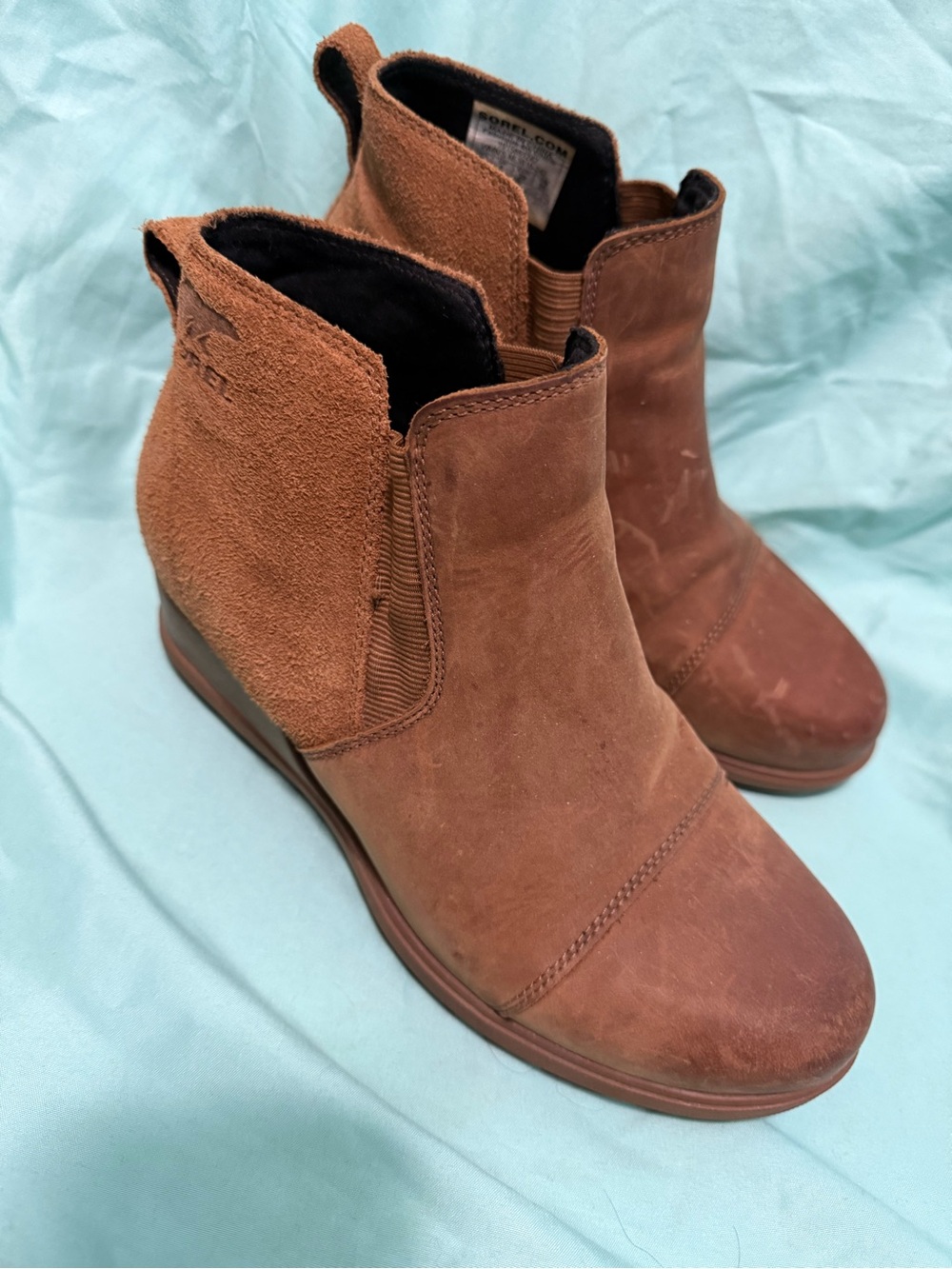 Sorel Chestnut Brown Suede Ankle Boot